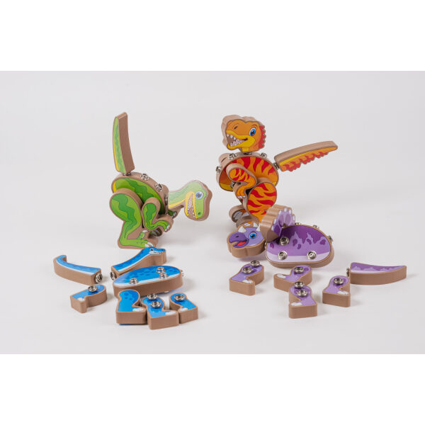 Set de Dinosaurios Armables